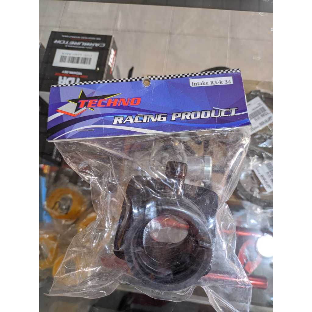 INTAKE MANIPOL MANIFOLD KARBU KARBURATOR TECHNO RX KING RXKING UKURAN 34 PE PWK ORIGINAL UNIVERSAL