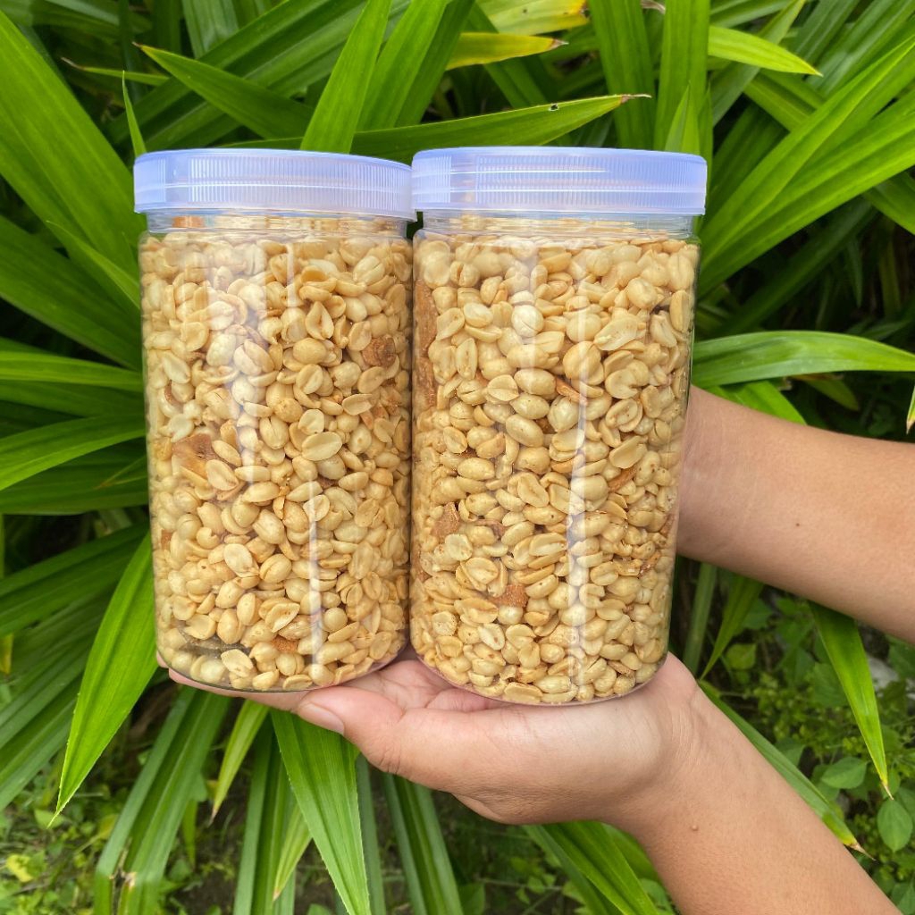 Kacang Goreng Kacang bawang kacang asin kemasan toples