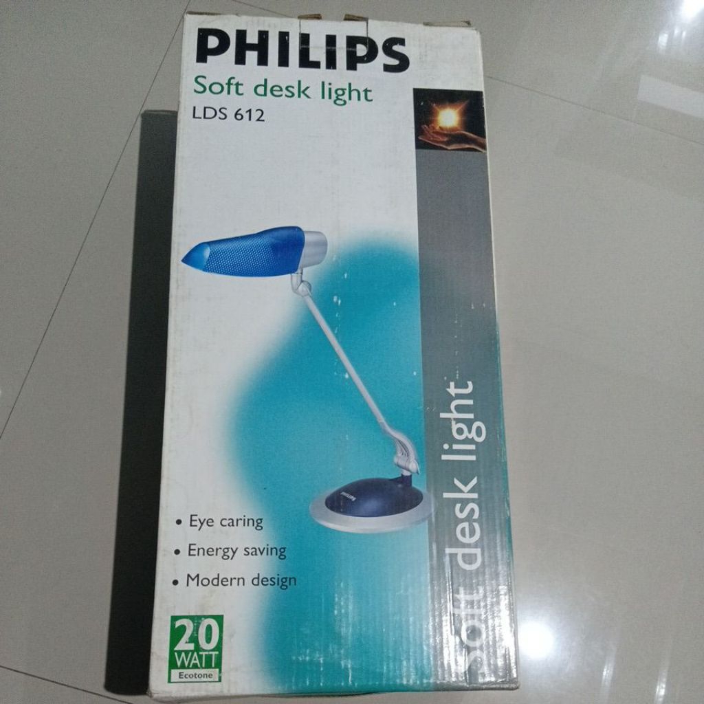 LAMPU MEJA BELAJAR PHILIPS / SOFT DESK LIGHT LDS 612 PHILIPS