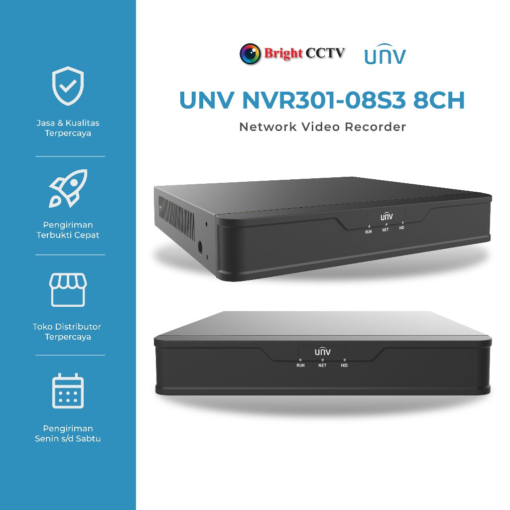 NVR UNV / UNIVIEW NVR301-08S3 NVR 8Channel