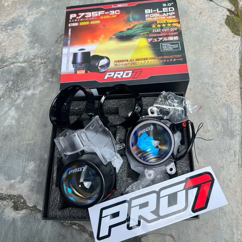 BILED PRO7 P735F MARK II BLUE LENS 3 INCS PRO 7 730 SV BILED PRO ORIGINAL
