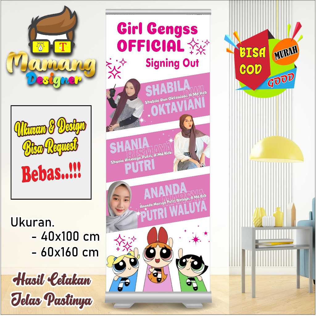 Cetak Spanduk Banner Wisuda Gelar Mahasiswa Lulus Bagus