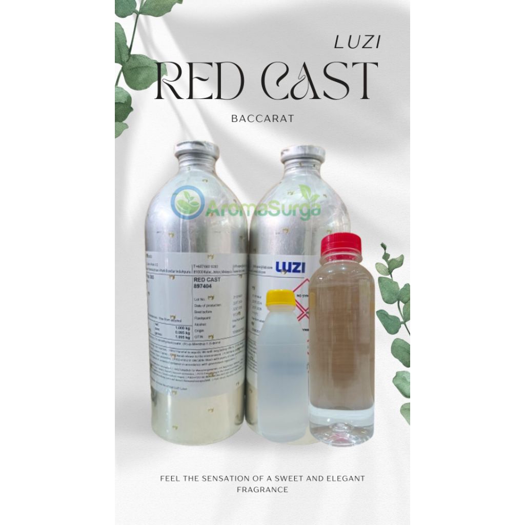 RED CAST BY LUZI | REPACK 500ML BOTOL PLASTIK | GROSIR BIBIT PARFUM LUZI