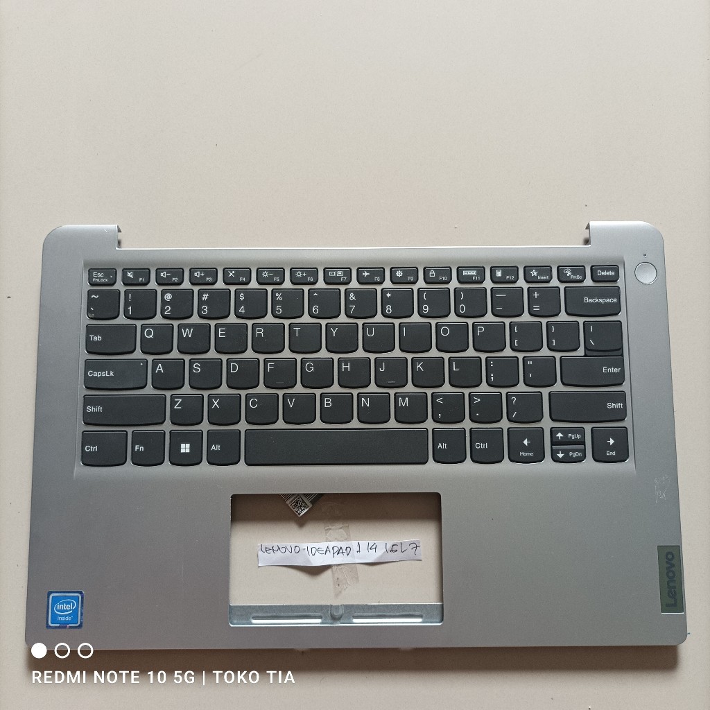 Palmrest dan Keyboard Lenovo Ideapad 1 Series 1-14 Series 1-14IGL7 original ideapad Slim 1i 14IGL7