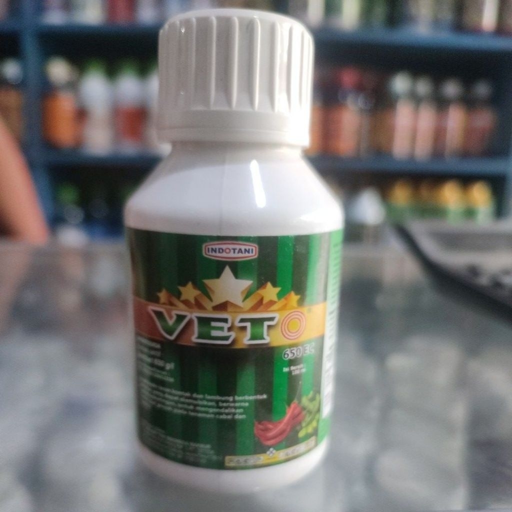 Insektisida VETO 650EC kemasan 100 ml, bahan aktif fentoat 65% atasi lalat buah ulat dan pijer