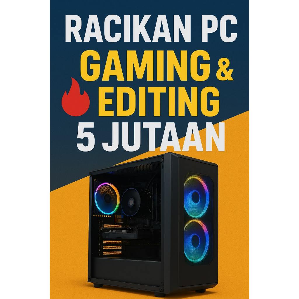Racikan PC Gaming & Editing 5 Jutaan – Siap Tempur