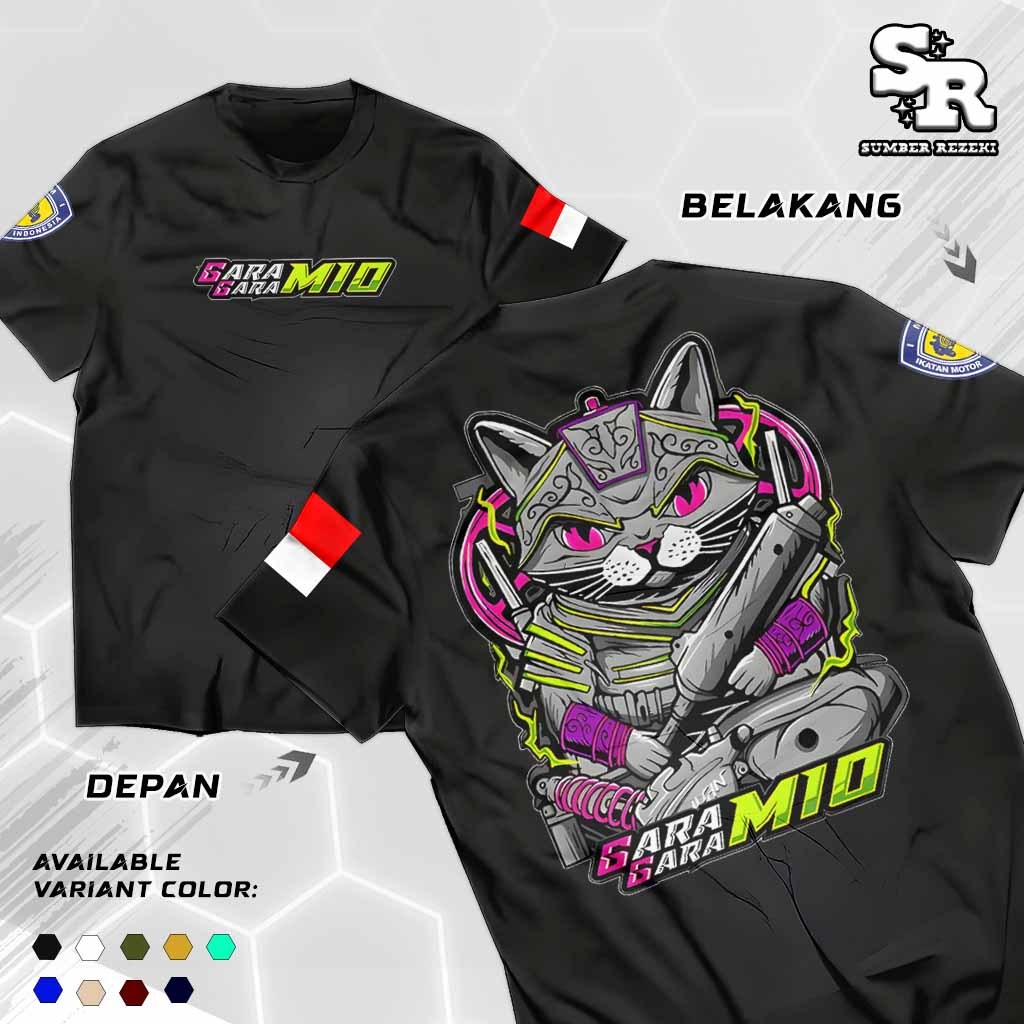 Kaos T-Shirt Gara Gara Mio Kaos Racing Gara Gara Mio 5tl Bahan Adem Bisa COD