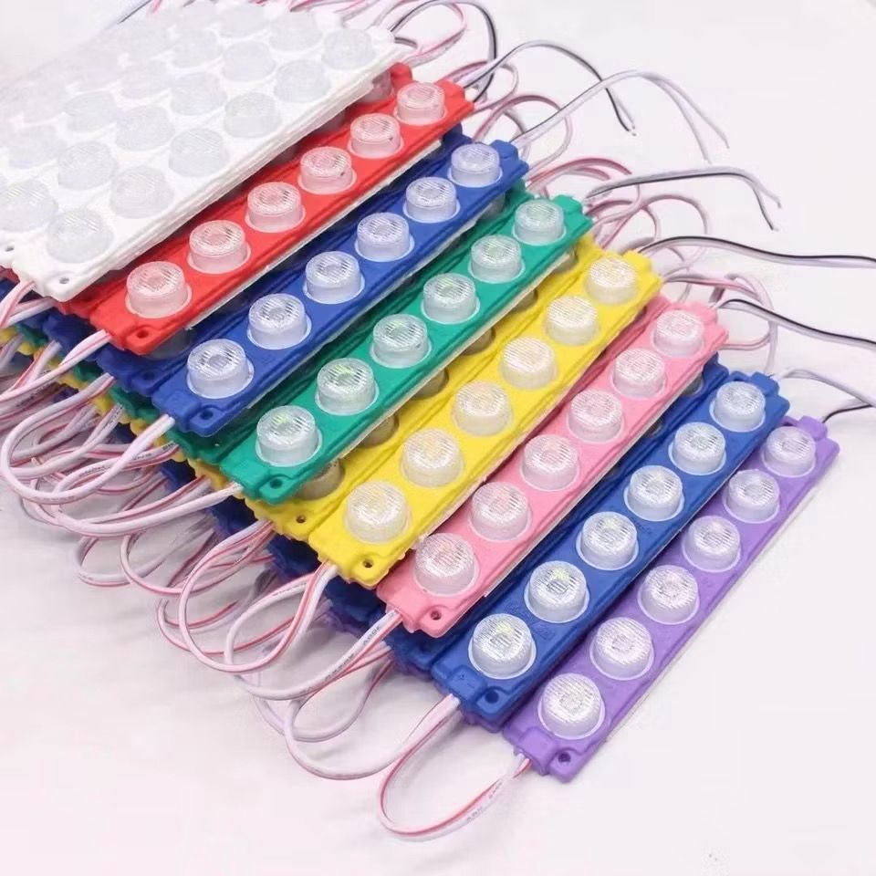 ORIGINAL LAMPU LED MODUL 6 LED 12 VOLT LAMPU CHIP LED LAMPU MODUL STRIP LAMPU LED 6 MATA