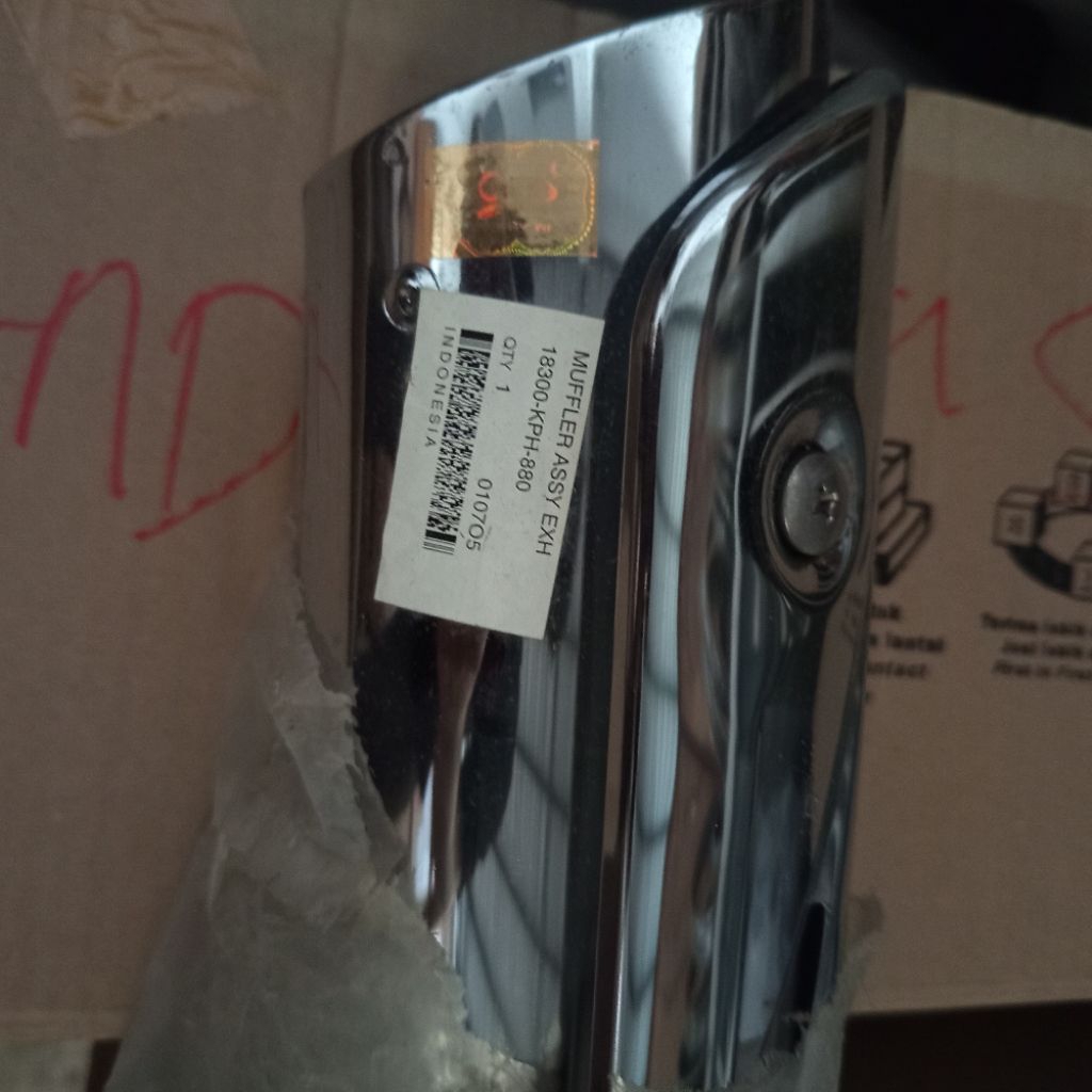 Knalpot Karisma Supra X 125 Lama 18300-KPH-880 Asli Original Old Stock