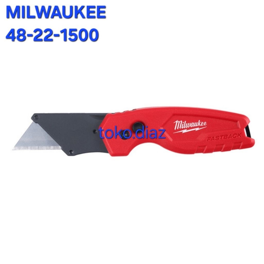 Milwaukee FASTBACK Compact Folding Utility Knife 48-22-1500 / Pisau lipat