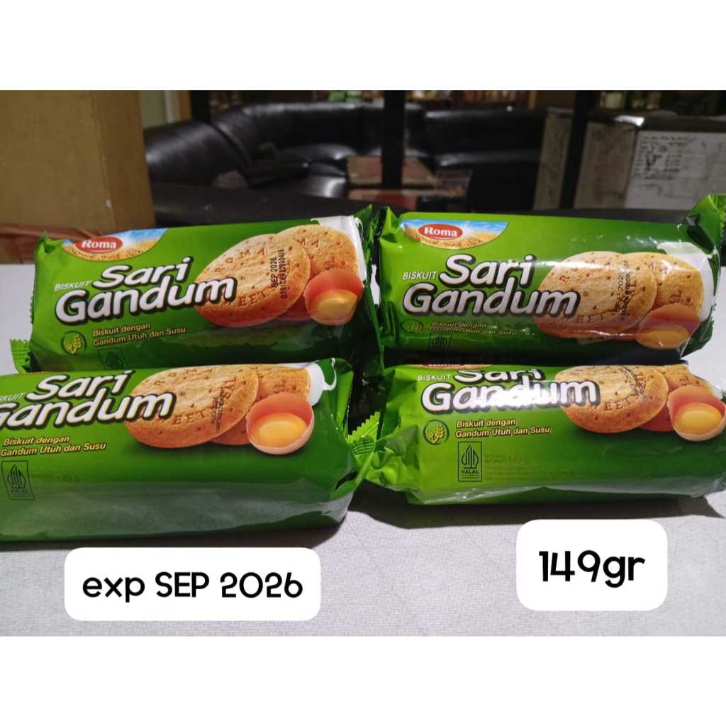 Roma Sari Gandum Sandwich Biskuit 149gr