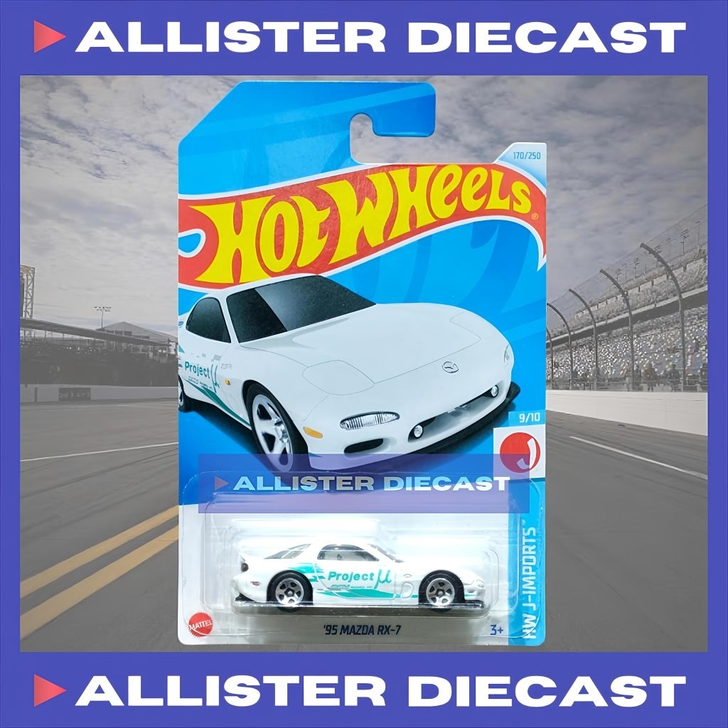 Hot Wheels 95 Mazda RX 7 Putih Hotwheels 95 Mazda RX7 White Hot Wheels Mazda RX7 Project U HW J Impo