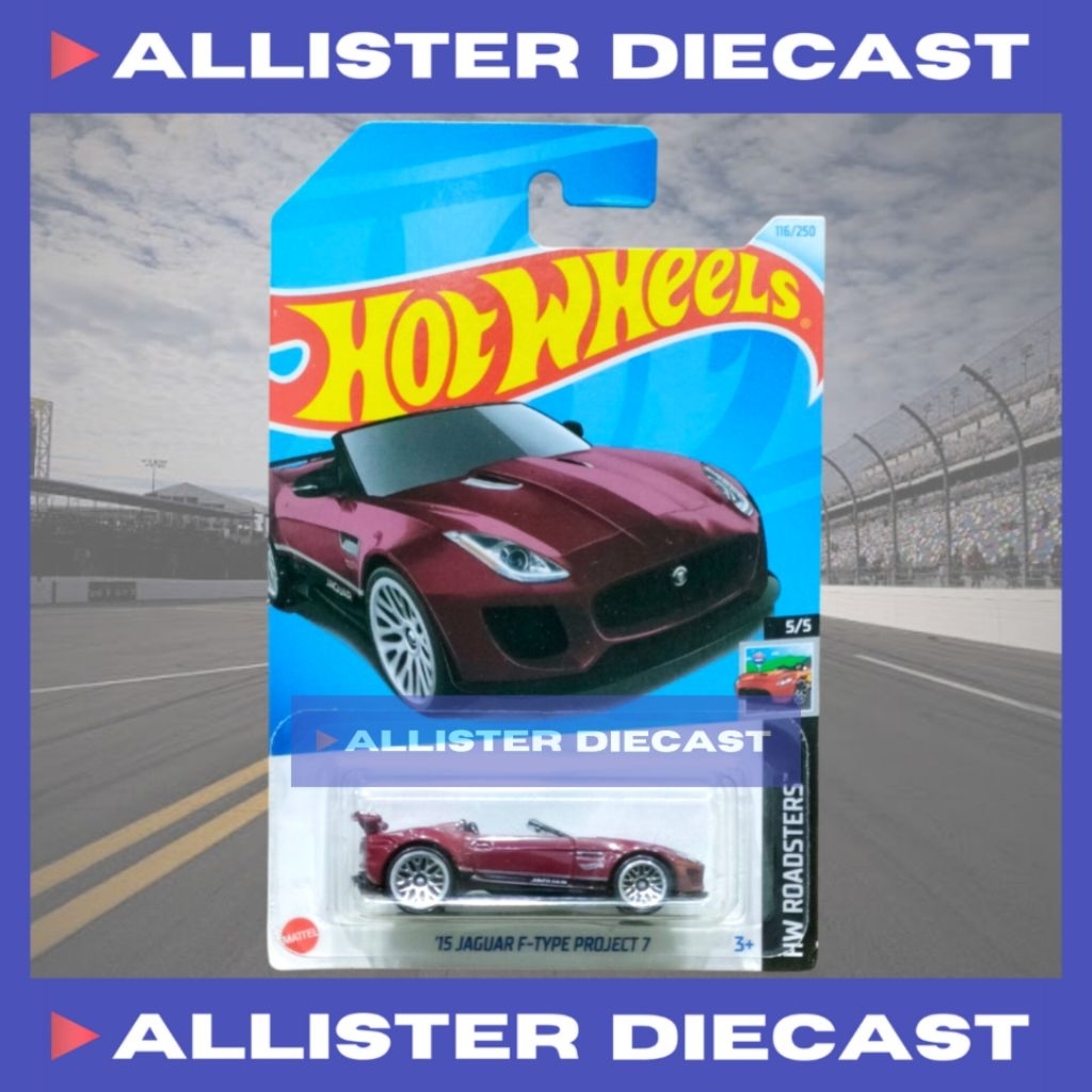 Hot Wheels 15 Jaguar F Type Project 7 Merah Hotwheels 15 Jaguar F Type Project 7 Red HW Roadsters Ho