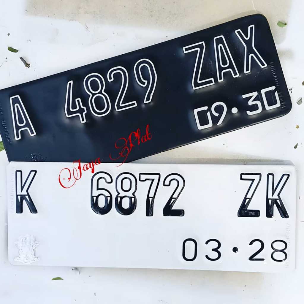 Angka motor Baut Tanam / custom plat nomor motor lipat baut tanam PNP