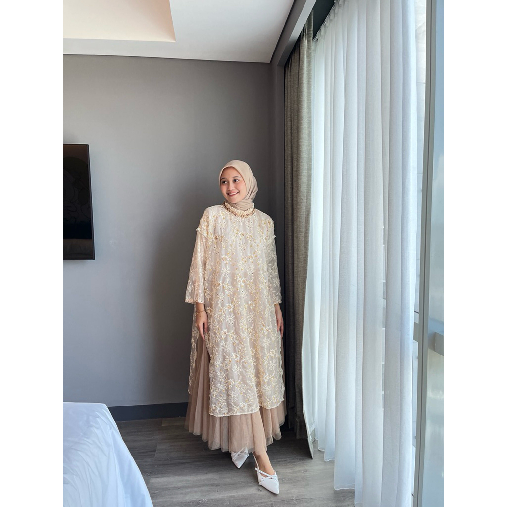 Kamadeeya - Luvina Outer - Outer brokat - Brokat Payet