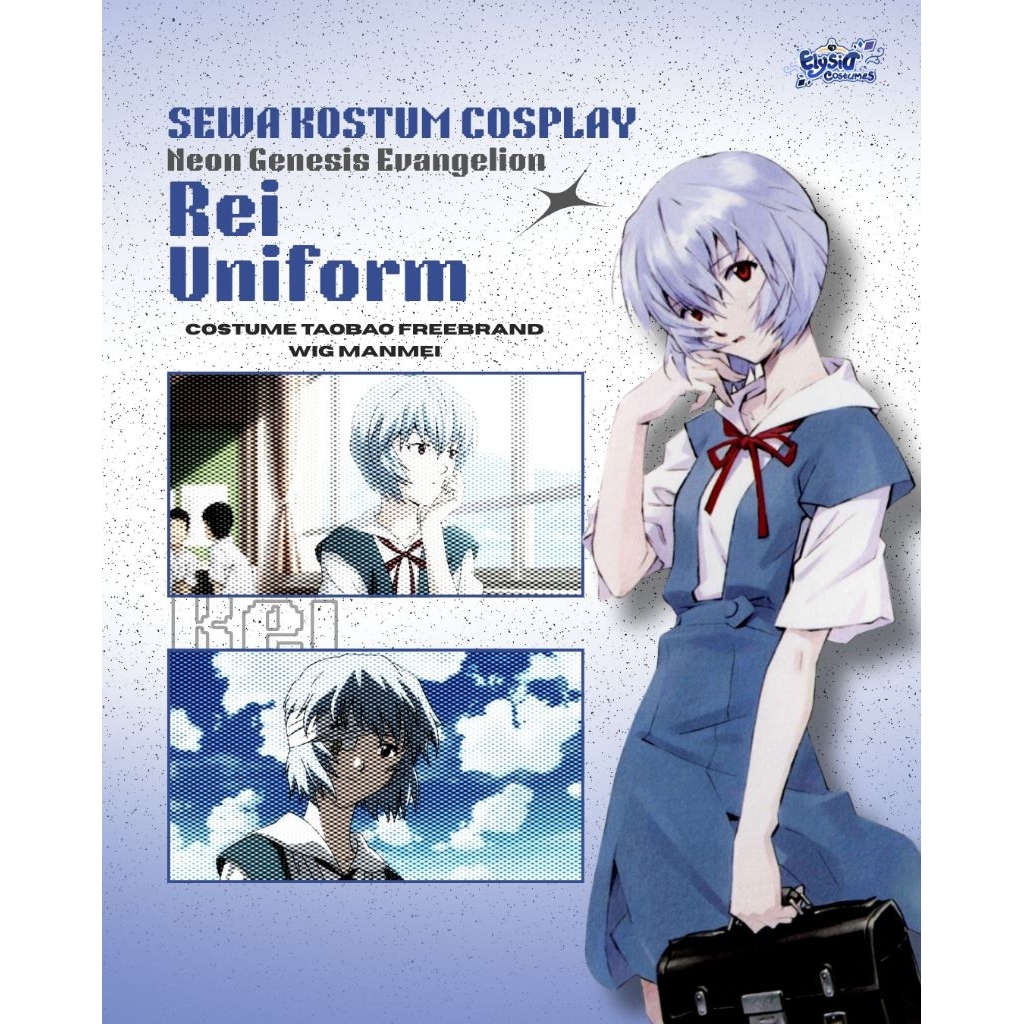 [RENTAL COSPLAY] Rei Ayanami Uniform - Neon Genesis Evangelion