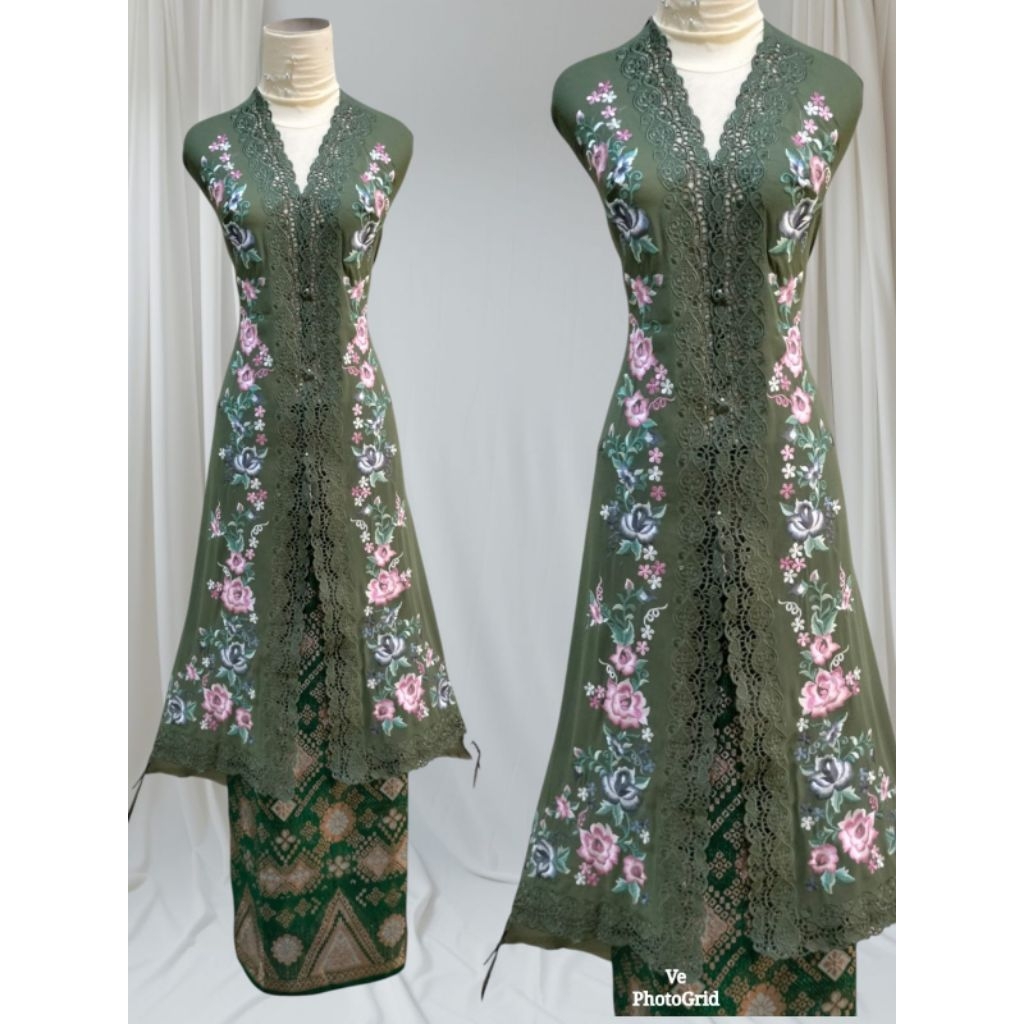 bahan abaya bordir padang