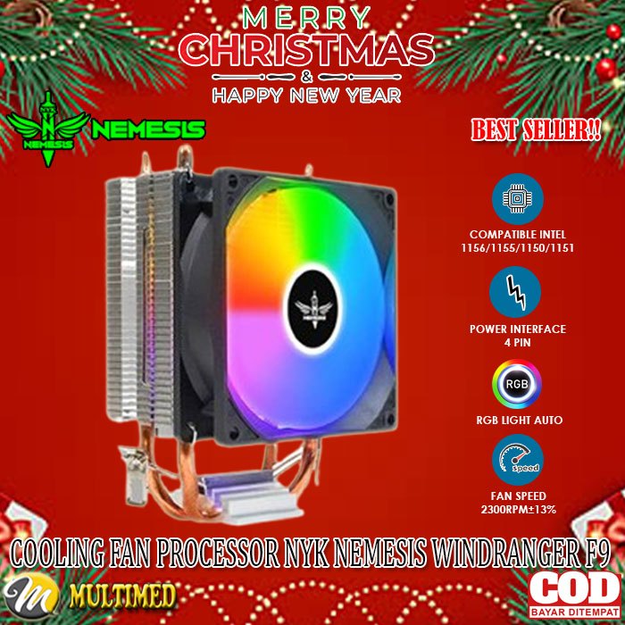 Cooling Fan Processor NYK Nemesis WINDRANGER F9