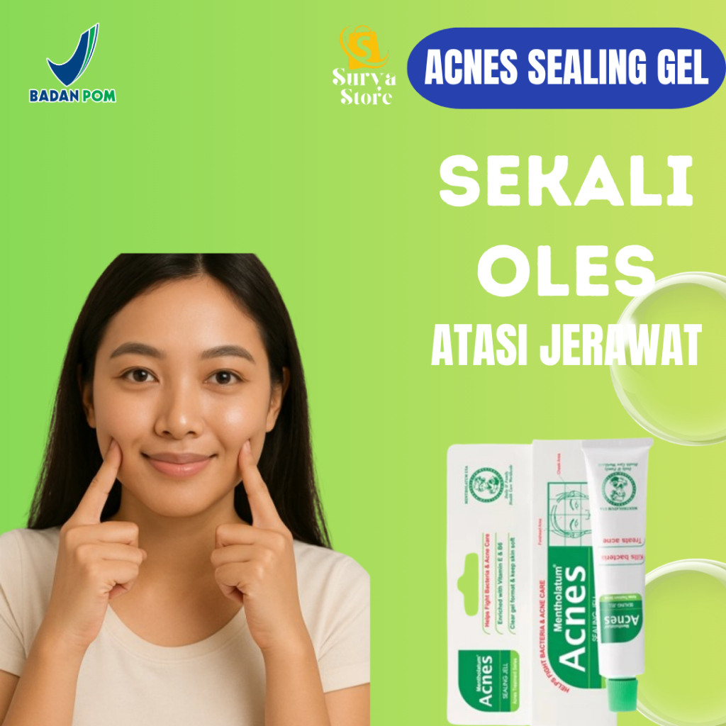 Acnes Sealing Gel Totol Jerawat Dan Bekas Jerawat Penghilang Beruntusan Salep Cream Jerawat