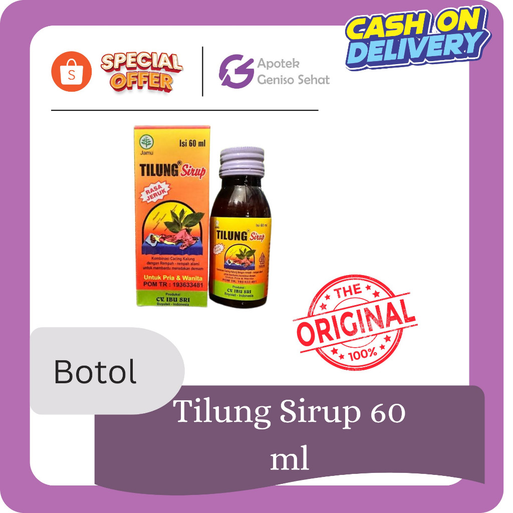 Tilung Sirup | Obat Tipes | Obat Typhus