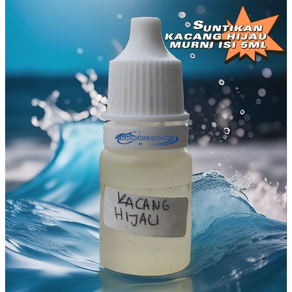 ESSEN MURNI KACANG HIJAU TANPA OPLOS - SUNTIKAN ESSEN IKAN MAS ISI 5ML
