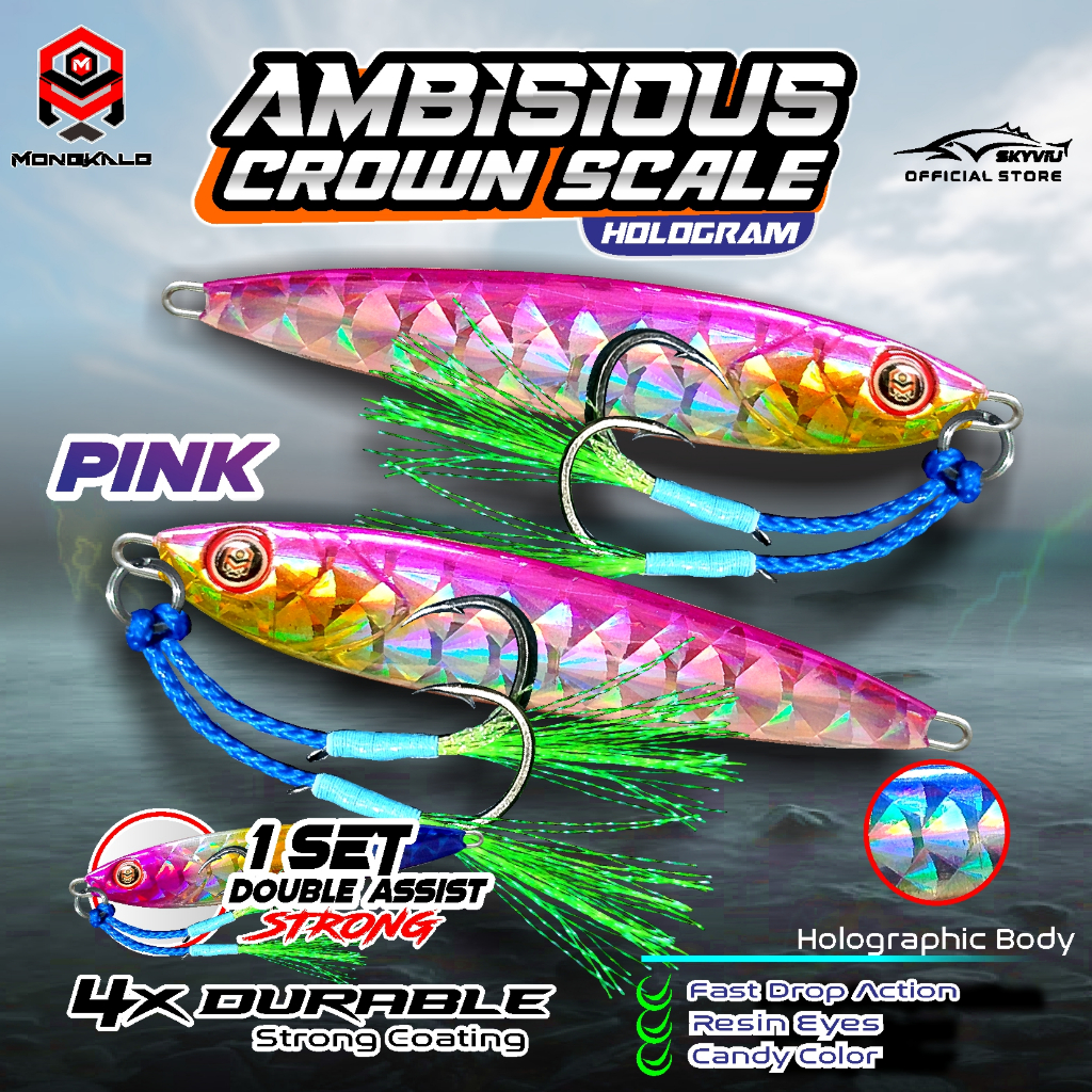 Mongkalo Ambisious Kipas noGID noMotif Candy 30 Pink