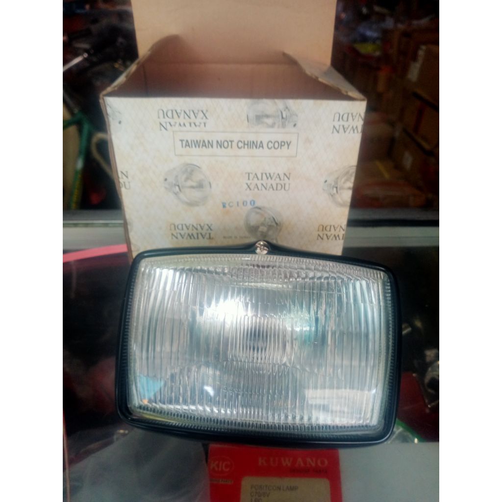 REFLEKTOR LAMPU DEPAN RC 100 RC100 BRAVO SET RING IMPORT
