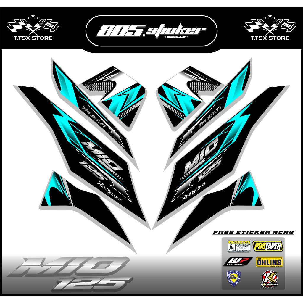 STRIPING STIKER MIO M3/STIKER MIO 125/STRIPING MOTOR MIO M3 125