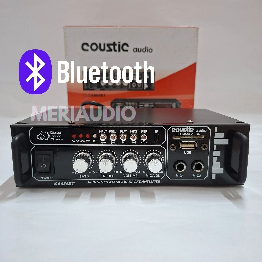 Power Amplifier  Mini BLUETOOTH /Dc Coustic audio Stereo Karoke Usb sd Bluetooth