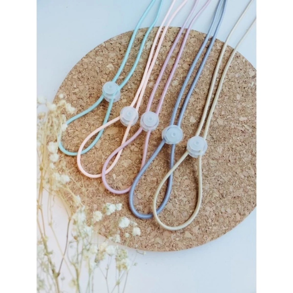 Strap masker / Strap masker 2in1 / kalung masker / Strap masker Hijab / Kalung Gantungan Masker Cowo