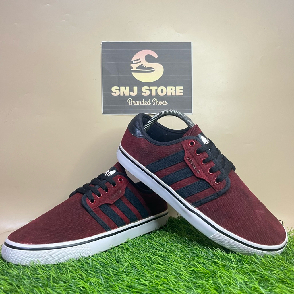 Adidas Casual Skateboarding Power Red Size 40.5 Second