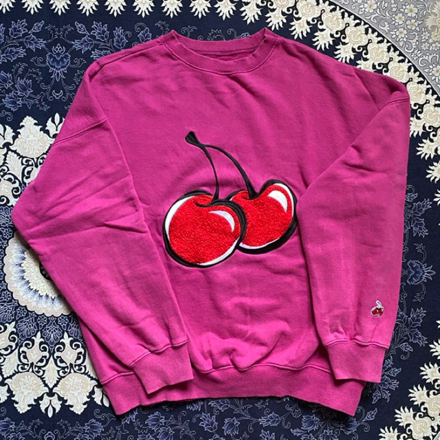 CREWNECK KIRSH CHERRY BIG LOGO, CREWNECK BRAND