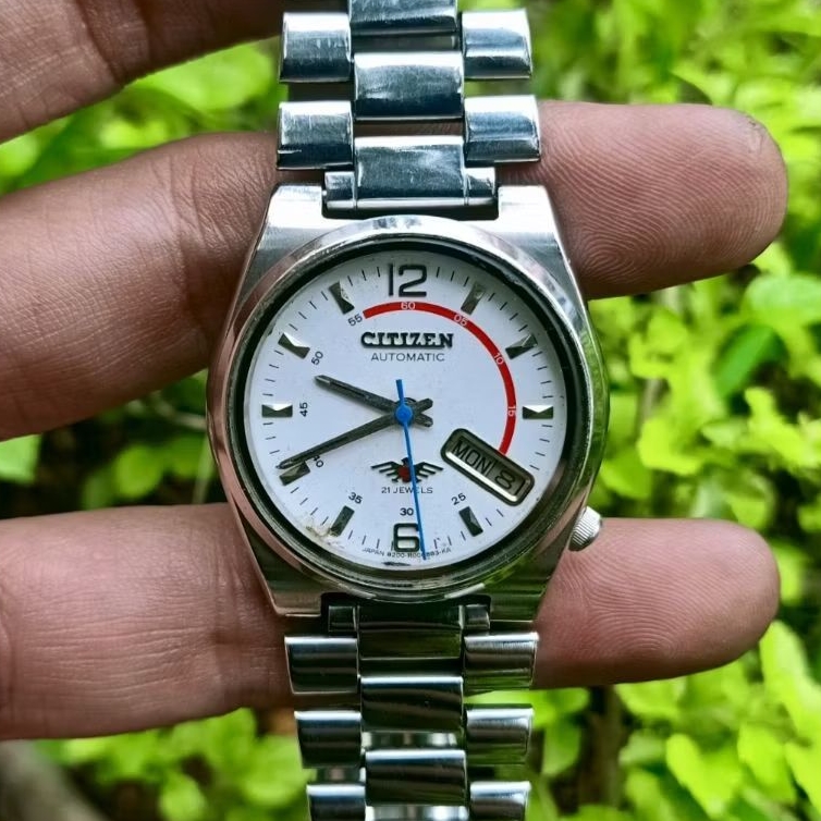 Jam Tangan Citizen Automatic Eagle 21 Jewels Original