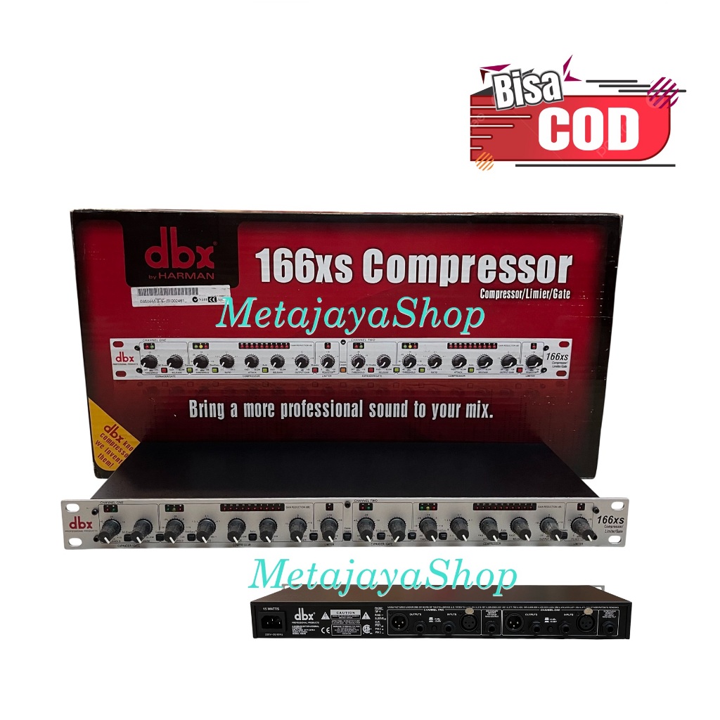 Compressor DBX 166 Xs Grade A Limiter dbx 166 xs compresor dbx 166xs