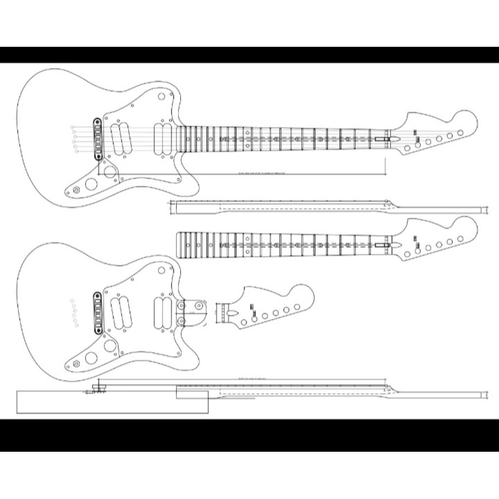 Body Neck Gitar Custom