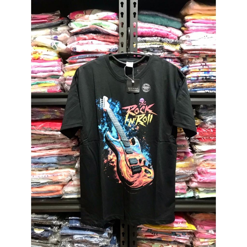 kaos motif gitar