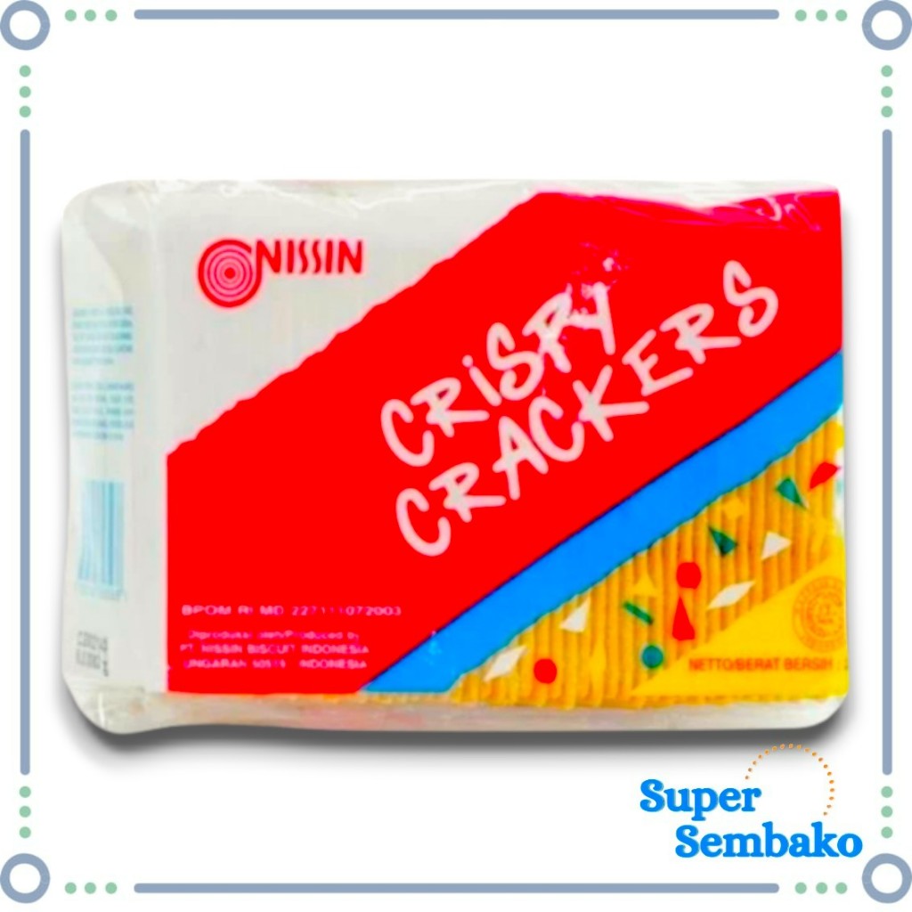 SNACK JADUL BISKUIT SARAPAN KREKERS NISSIN CRISPY CRACKERS 225gr