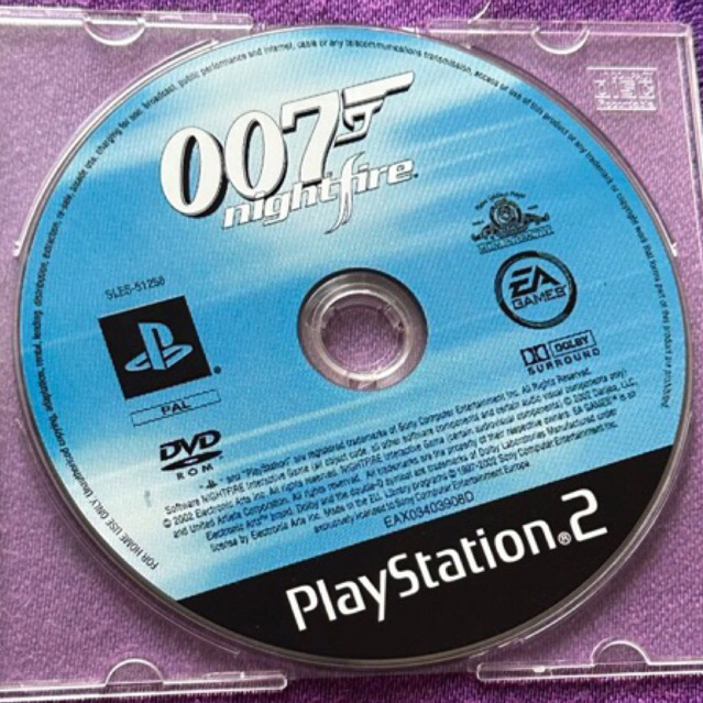 kaset ps2 ori pal 007 nightfire
