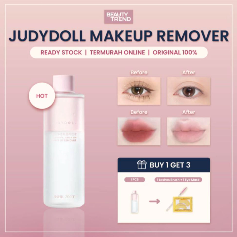 [READY ORI] JudyDoll Makeup Remover JudyDoll Eye Lip Makeup Remover Essence JudyDoll Micellar Water