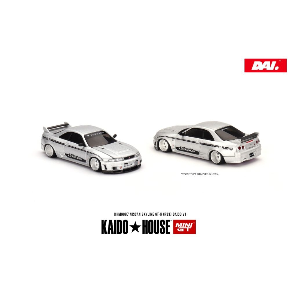 MINIGT KAIDO HOUSE NISSAN SKYLINE GT-R (R33) DAI33 V1 - CHASE