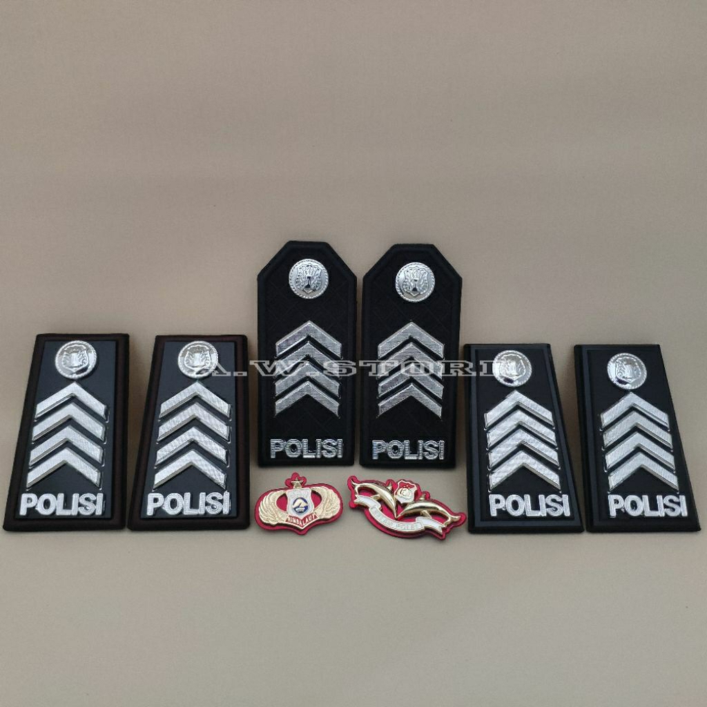 PANGKAT BRIPKA LIS BORDIR . PANGKAT BRIPKA FULL AKRILIK . PANGKAT PDH BRIPKA . PIN SAR POLRI PIN SEL