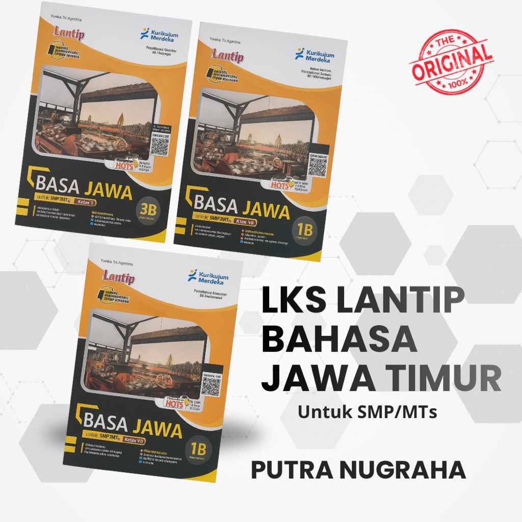 LKS Basa Jawa Lantip SMP MTs Kurikulum Merdeka Kelas 7 8 9 | Buku LKS Bahasa Jawa Timur Terbaru