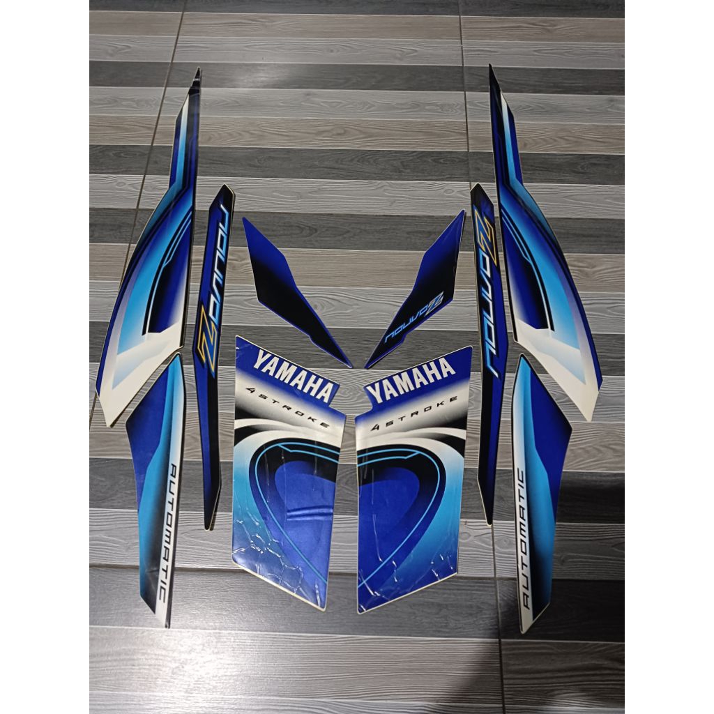 Striping Nouvo Z 2007 Biru Original Lospack