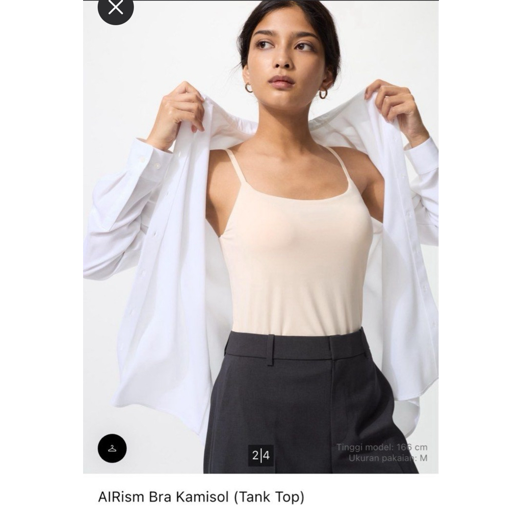 preloved uniqlo airism bratop L