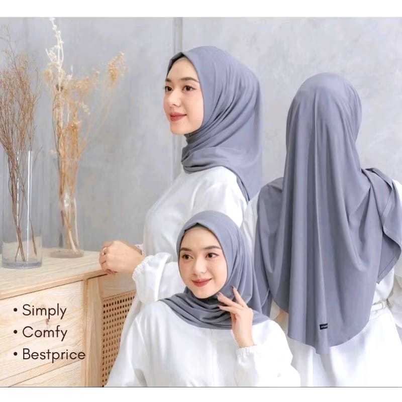 Segi empat Oval Hijab Instan Jersey Rayon All size HIJAB SEGITIGA INSTAN JERSEY|| SEGITIGA INSTAN JE