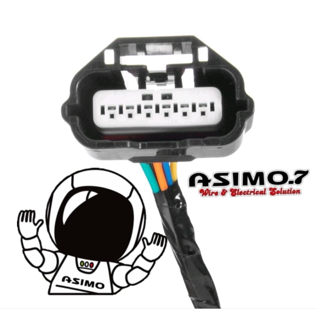 soket pin 6 Original Honda New Jazz brio mobilio Civic City Accord RS Prestige C-RV HR-V CR-V BR-V W