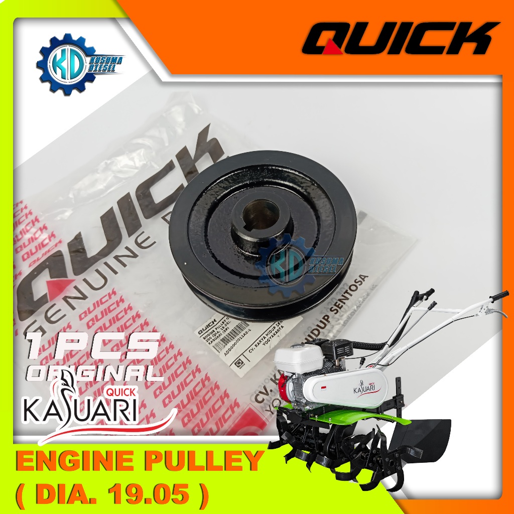ENGINE PULLEY GX 200 (DIA. 19.05), KASUARI (SP) - PULI MESIN - DEPAN - POLI - CULTIVATOR - ROTARY - 