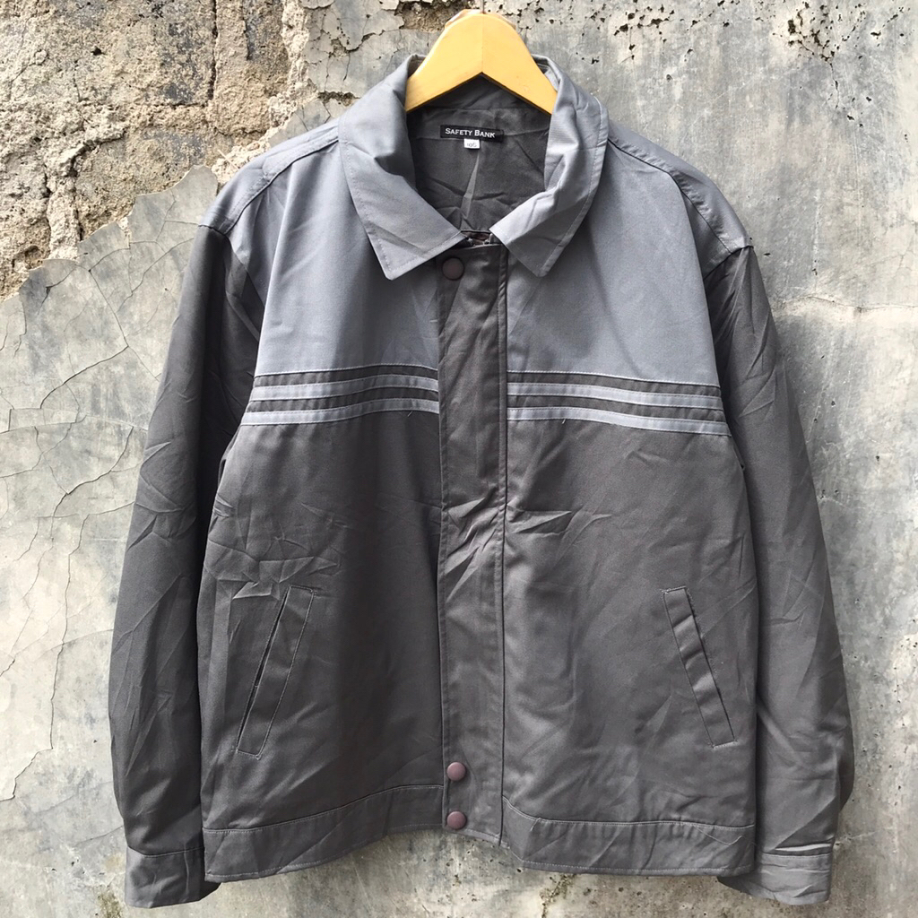 outer work jaket duck canvas safety banj boxy japan casual riding vintage norton style yellow corn a