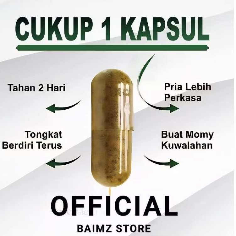 Dijamin Ampuh 10× Lebih Kuat Tahan Lama Jamu Kuat Tongkat Perkasa/1 Kapsul Tempur