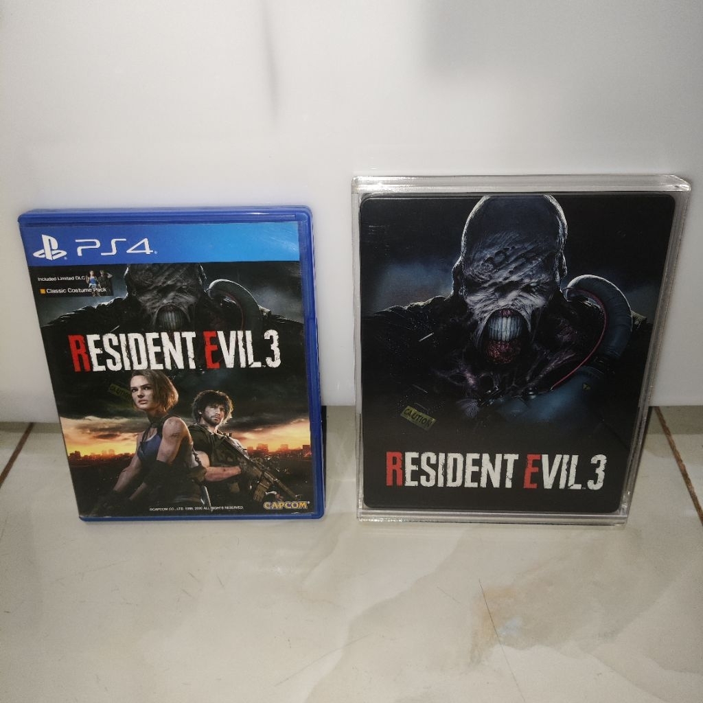 BD Resident Evil 3 Remake PS4 Preloved Mulus